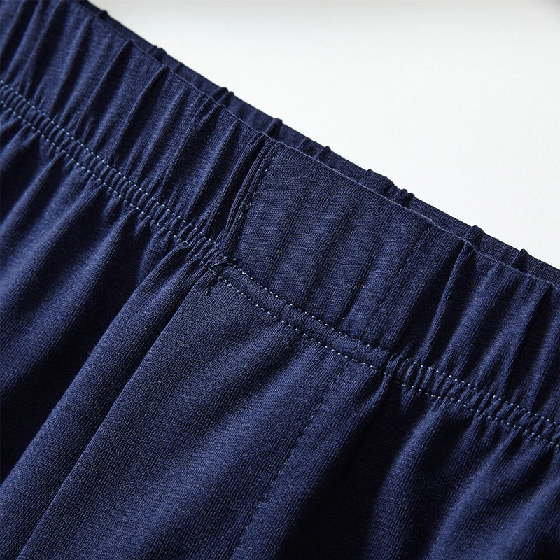 Мужские трусы для сна из чистого хлопка повседневная домашняя одежда свободные