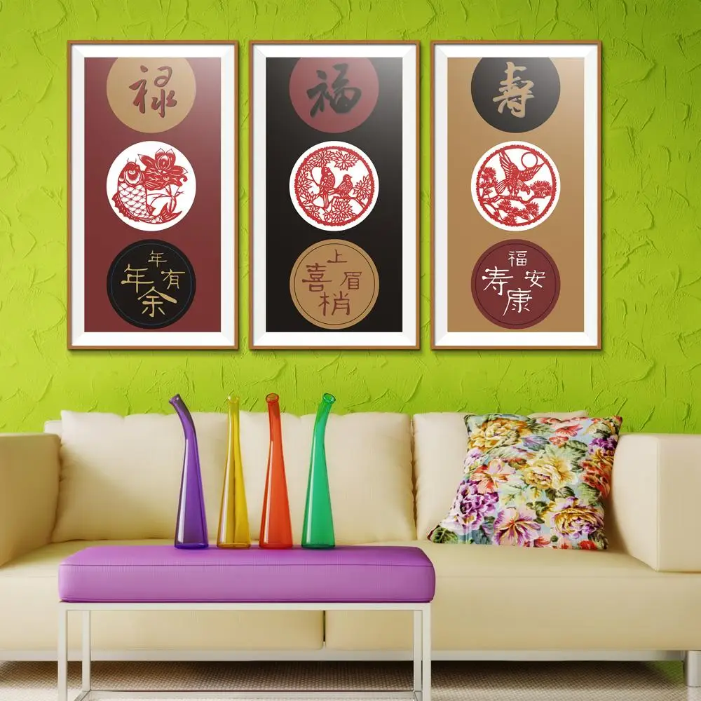 Чернильная живопись натюрморт Традиционный китайский безрамный распылитель