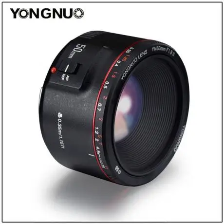 YONGNUO YN50mm F1.8 II Большая диафрагма Авто фокус объектив для Canon, маленький объектив боке эффект объектив для EOS 70D 5D2 5D3 DSLR камеры