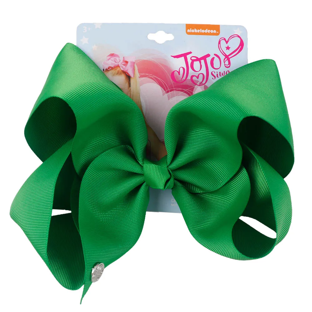 

CN 10pcs/lot 7" Jojo Bows Girls Large Heart Hair Bows For Girls With Clips Bowknot Valentine Gift Hair Accessories Jojo Siwa