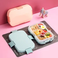 bento box anti leakage toddler lunch box with 6 cells 920ml simple kids students food container for home office fp8