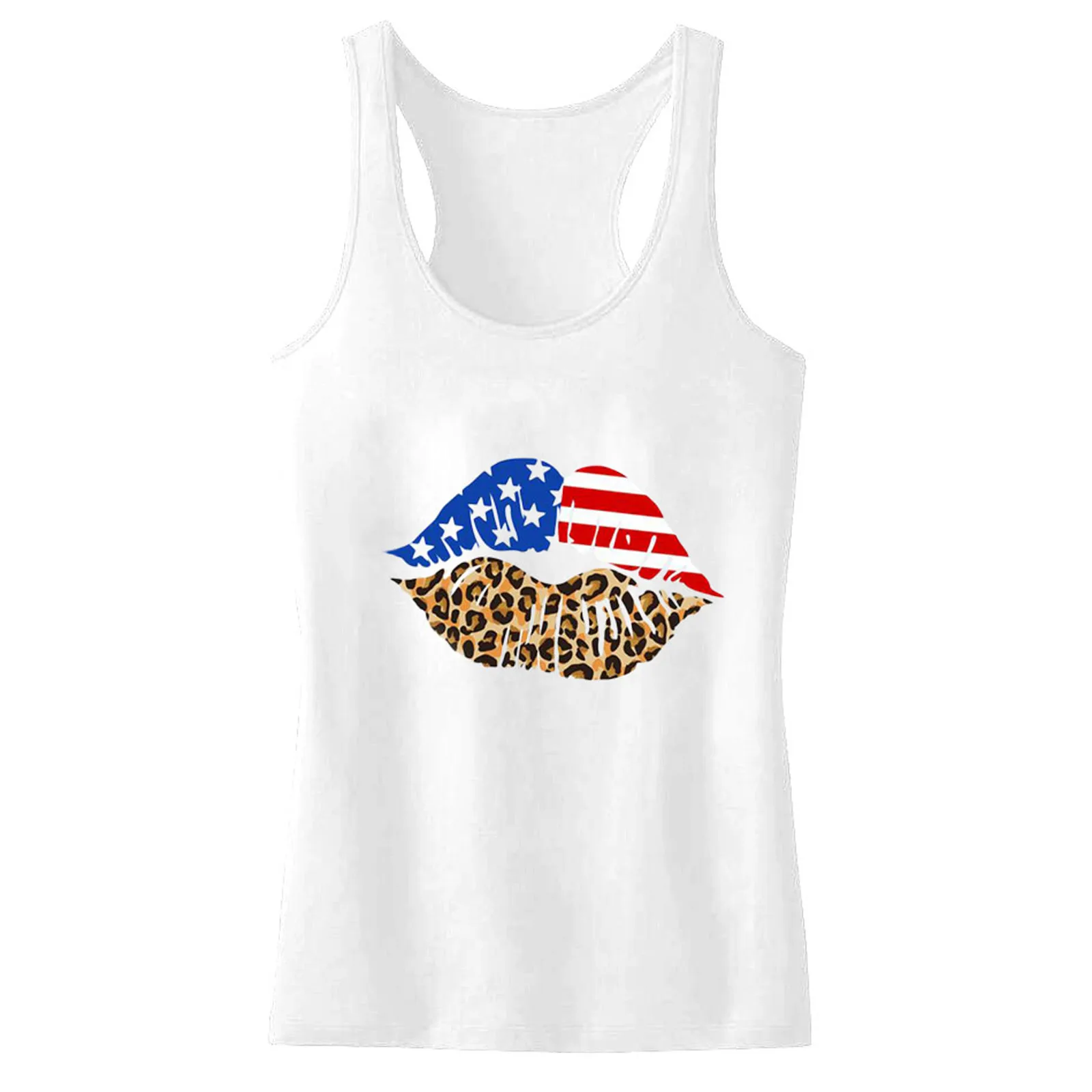 

40# Sexy Round-Neck Tank Blouses And Shirts Summer Elegant Printed Sleeveless Blouses 2021 Causal Women'S Blouse Chemise Femme