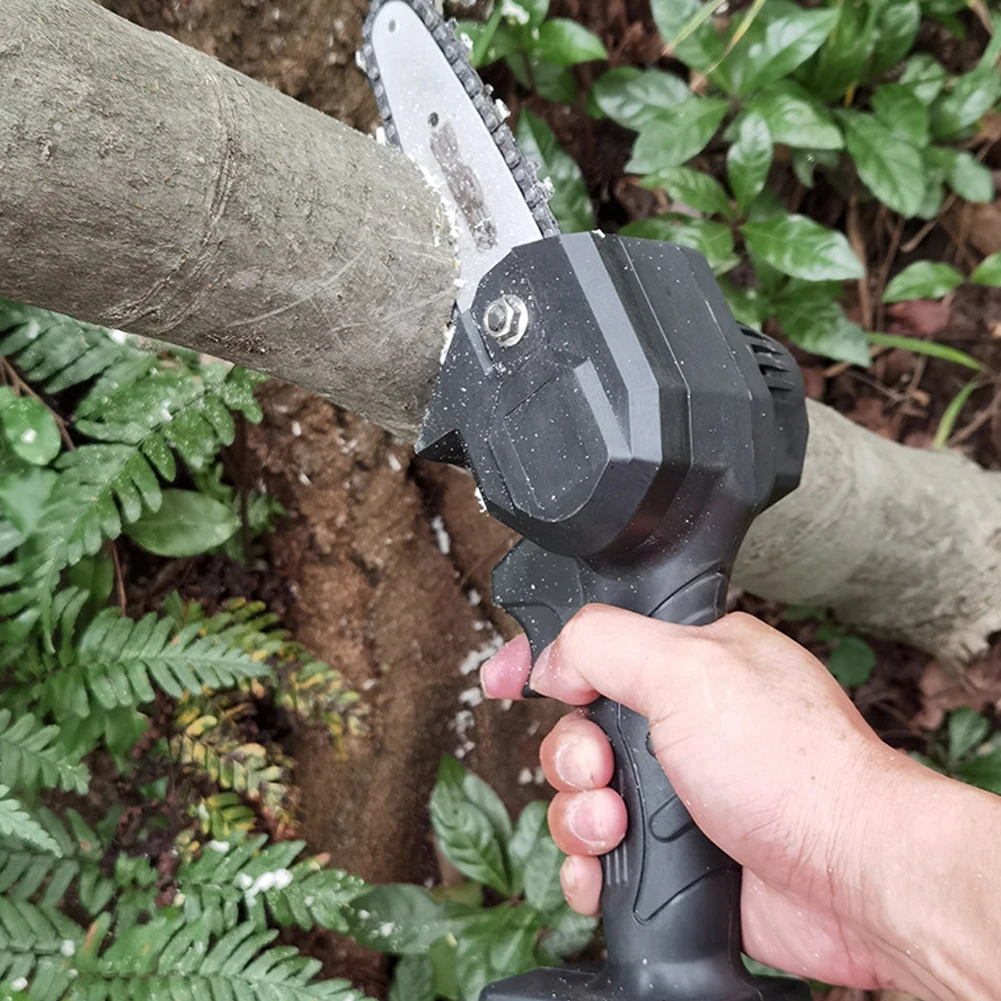 

Portable Chain Saw 24V Mini Handheld Pruning Electric Saw Cordless Rechargeable For Woodworking Electric Saw Cutting Tool
