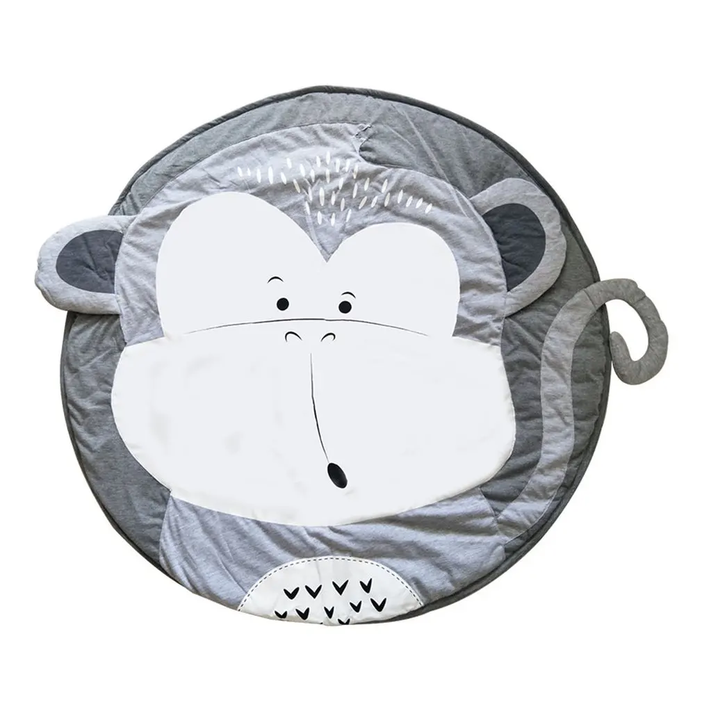 monkey Печатный детский коврик для ползания, игровой коврик, детский Декор комнаты, мультяшный коврик для ползания, декор комнаты, утолщение - Цвет: monkey