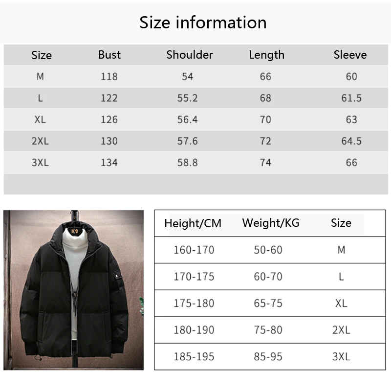 2021 New Gradient Down Cotton-padded Jacket Winter Loose Fashion Brand Couples Jacket Thickened Handsome Casual Coats Men Women