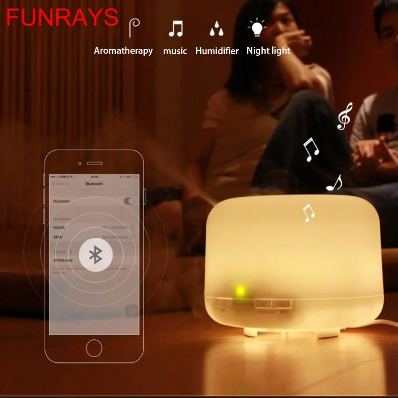 Bluetooth колонка с RGB подсветильник освежитель эфирных масел диффузор для