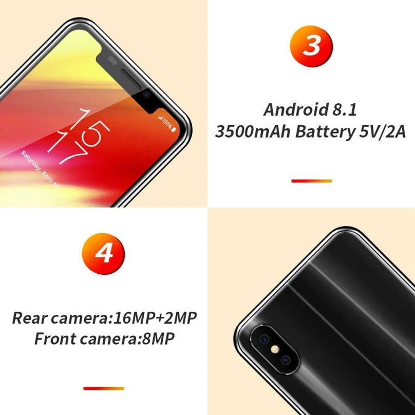 Homtom H10 5 85 дюйма Android 8 1 Восьмиядерный процессор MTK6750T ГГц 4 Гб ОЗУ 64 ПЗУ 16 МП сканер