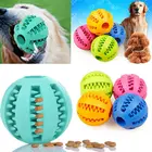 Резиновый мяч для собак и кошек, жевательная игрушка для веселых игр, для щенков, для прорезывания зубов, здоровое лечение, игрушка для чистки, прочная Прямая поставка