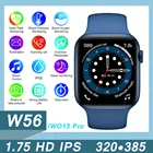 IWO 13 PRO W56 Смарт-часы серии 6 Беспроводное зарядное устройство цифровые часы пульсометр IP68 Водонепроницаемые Смарт-часы