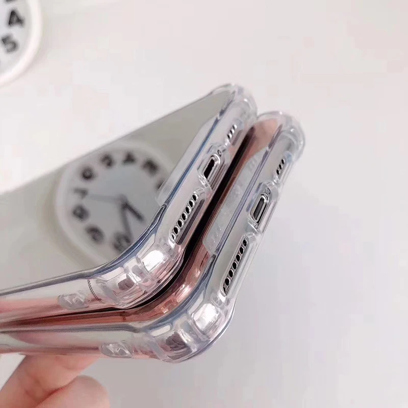 Чехол на четыре угла для Samsung Galaxy S10 S9 S8 Plus S10e Note 9 8 10 зеркальный чехол роскошный |
