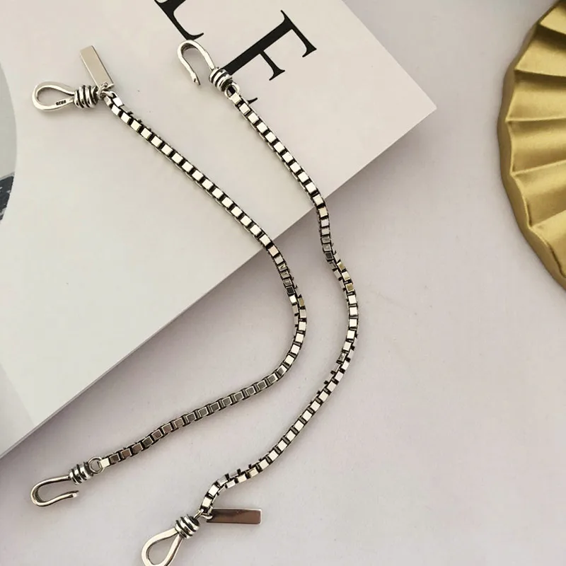 

925 Sterling Silver Bracelet Punk Goth Couple Bracelets for Women Men Friends Friendship Trendy Fashion Couples Matching Jewelry