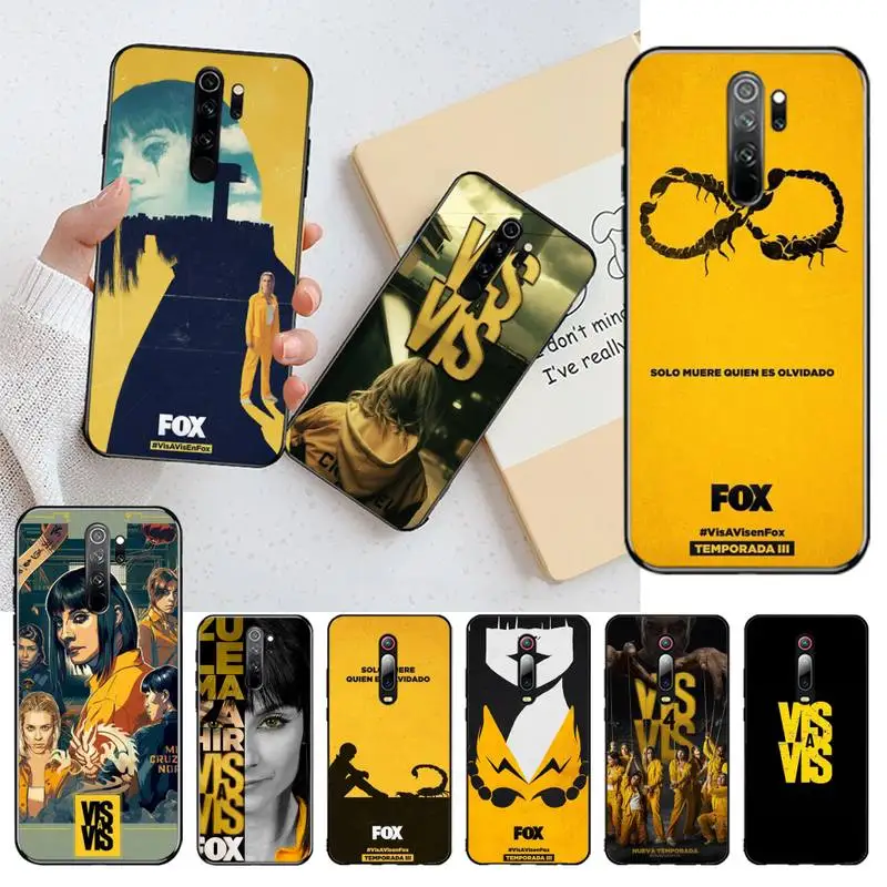 

YJZFDYRM Vis a vis Soft Phone Case Capa for Redmi Note 9 8 8T 8A 7 6 6A Go Pro Max Redmi 9 K20