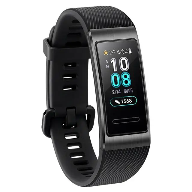 Оригинальный Смарт браслет Huawei Band 3 Pro металлический Полноцветный сенсорный