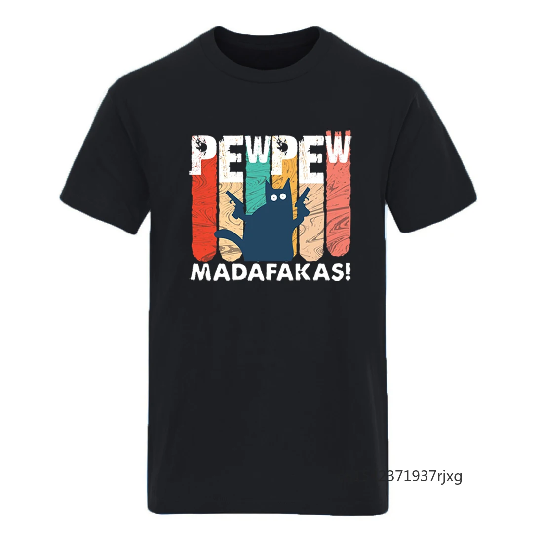 

Pew Madafaka Print Oversize T Shirt Mans Fashion High Quality Clothing Tops Male Hipster Retro Black 2021 Customized Products