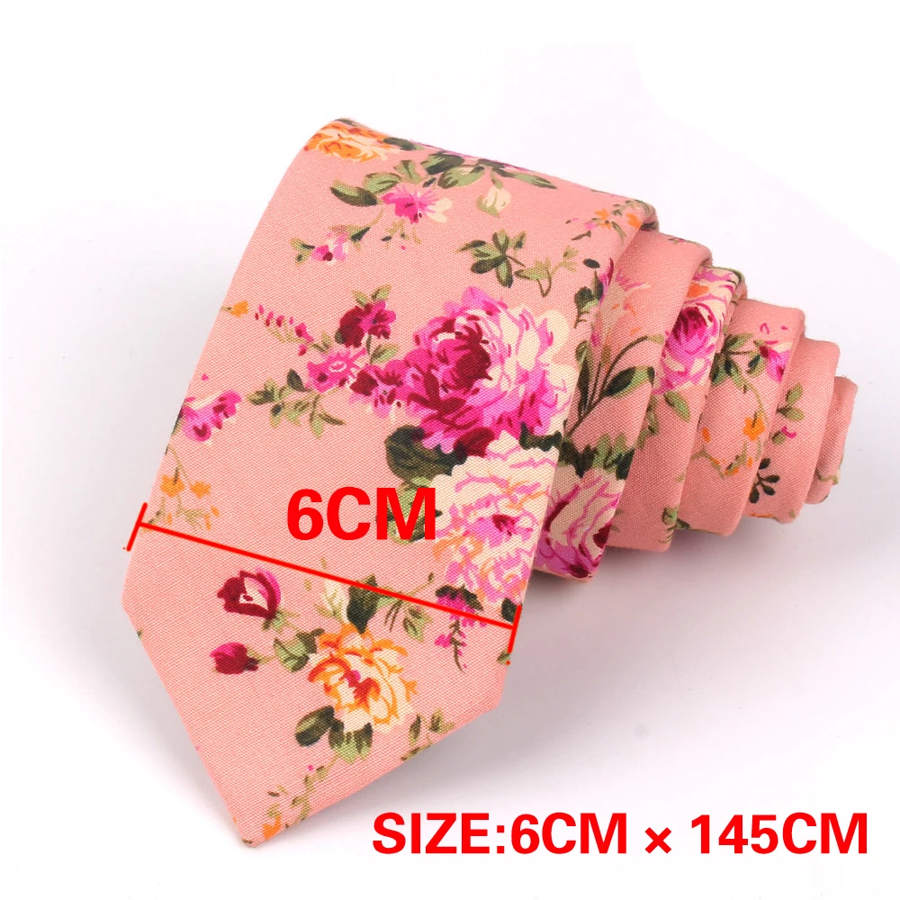 Новый Цветочный галстук для мужчин и женщин узкий хлопковый на шею свадьбы