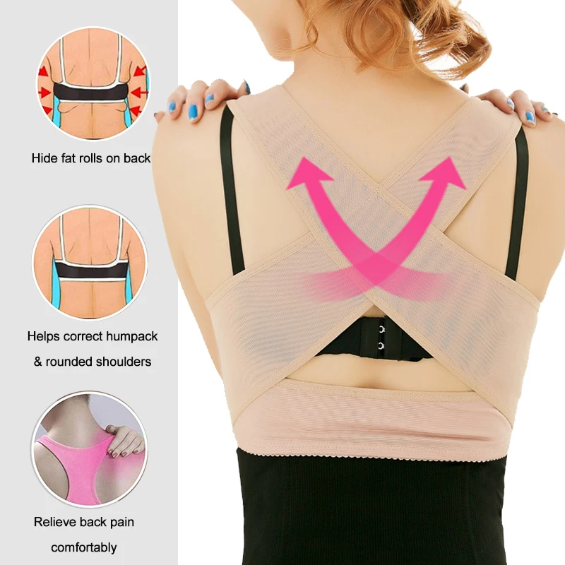 Корректор осанки Корректирующее белье для женщин поддерживающий бюстгальтер