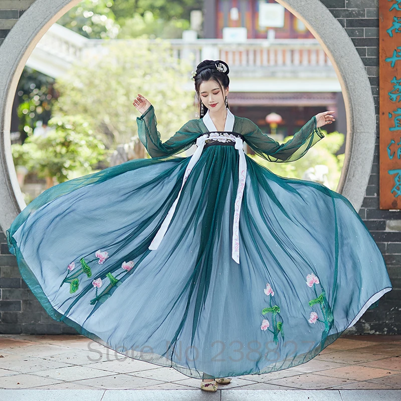 XinHuaEase Hanfu Qinghe двубортная юбка 
