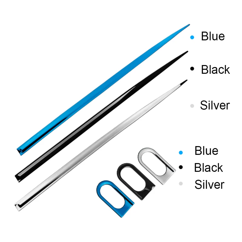 2 шт. автомобиля средства ухода за кожей боковой двери из нержавеющей стали