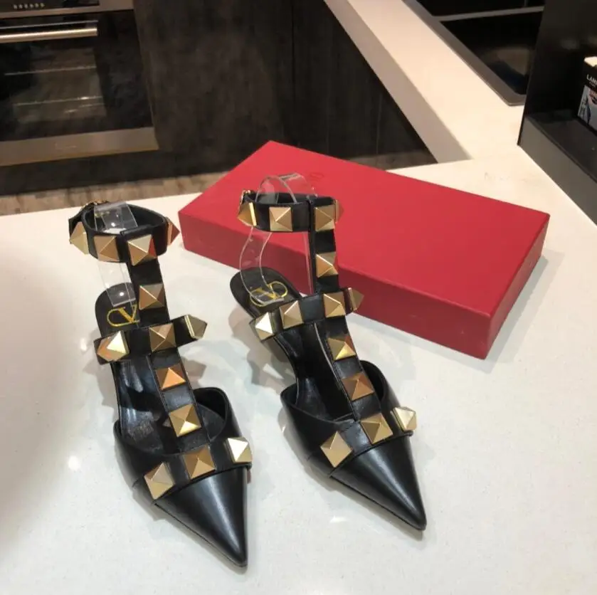 2021 г. Дизайнерские роскошные женские босоножки на высоком каблуке 6 см с острым