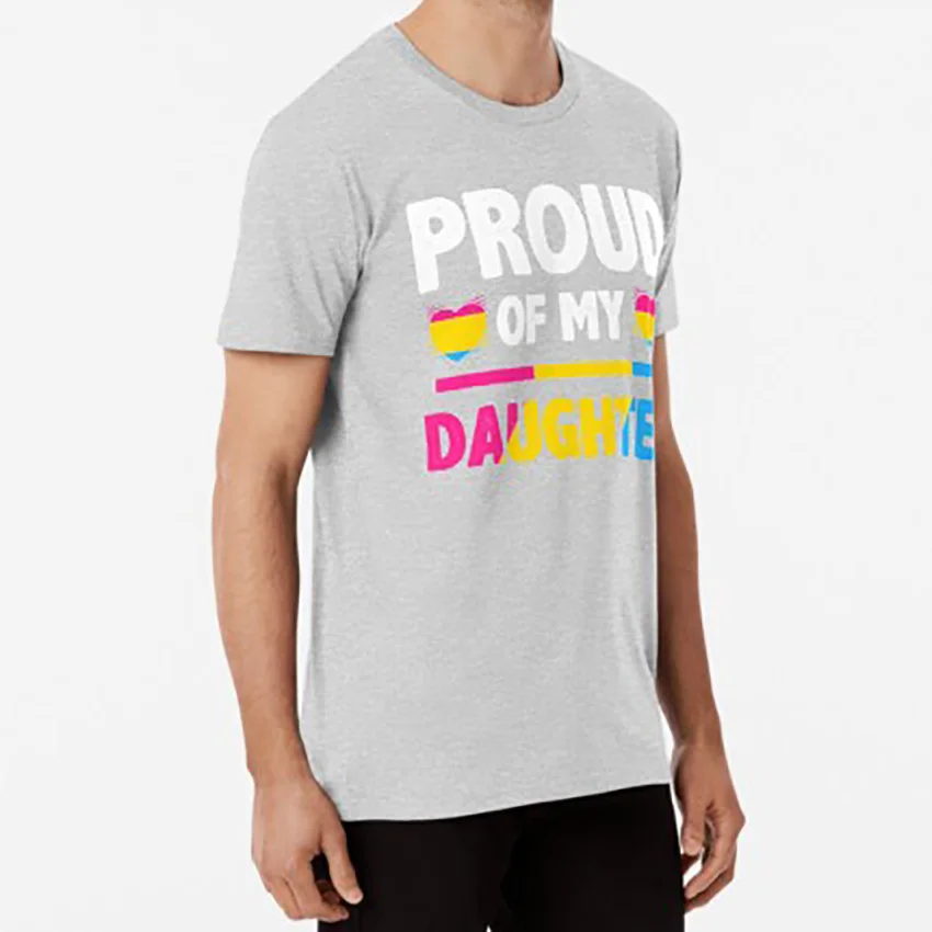 Гордая моей дочерью-ГОРДАЯ МАМА или папа пансекс футболка купить в качестве