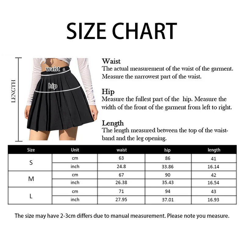 

2021 Casual Black White Mini Pleated Skirts Shorts Letter Print High Waisted Short Skirt Korean Preppy Style Summer Dance Skater