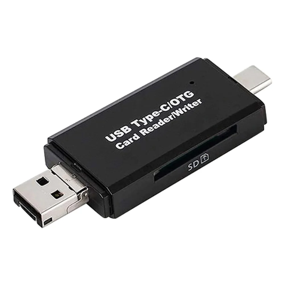 Устройство для чтения карт памяти 3 в 1 usb type C/Micro USB адаптер OTG функция Plug and Play