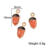 pine nut squirrel charm pendants gold jewelry making finding diy bracelet necklace earring accessories handmade tools 20pcs