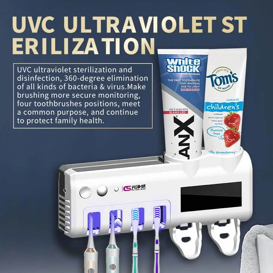 Светодиодсветодиодный ультрафиолетовая зубная щетка Oakmoss UVC стерилизатор