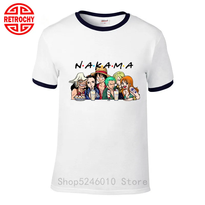 Футболка NAKAMA с изображением семьи обезьянки D Луффи Чоппер ророноа Зоро футболка