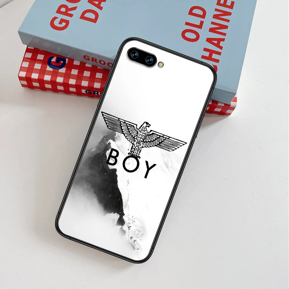 

Boys London Fashion Trend Brand Phone Case For Huawei Honor 6A 7A 7C 8 8A 8X 9 9X 10 10i 20 Lite Pro Play black Cell Painting