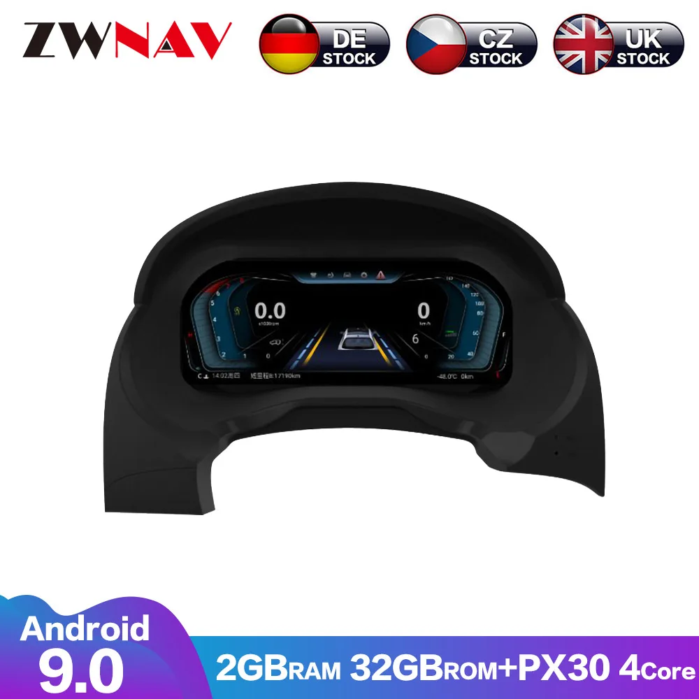ЖК дисплей Android 9 Автомобильная приборная панель GPS навигация для Mitsubishi Pajero 2006 2007
