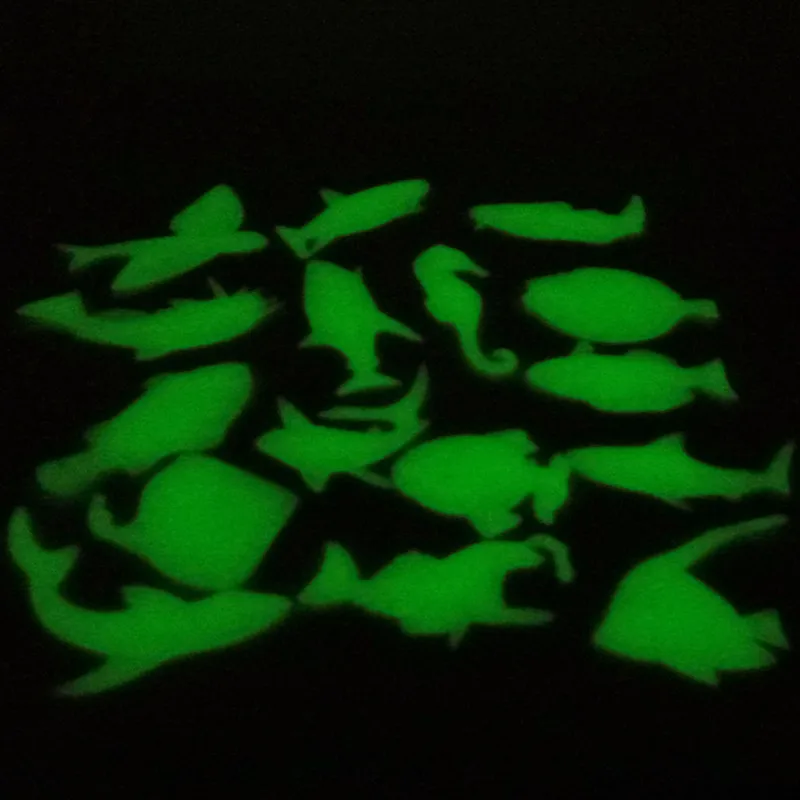 Флуоресцентная твердая стена с 3D морскими рыбками для детского сада и студентов