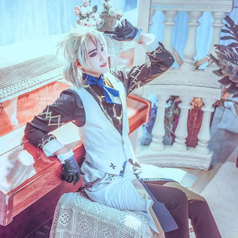 Модель 2022 года Искусственные парики для косплея униформа джентльмена и