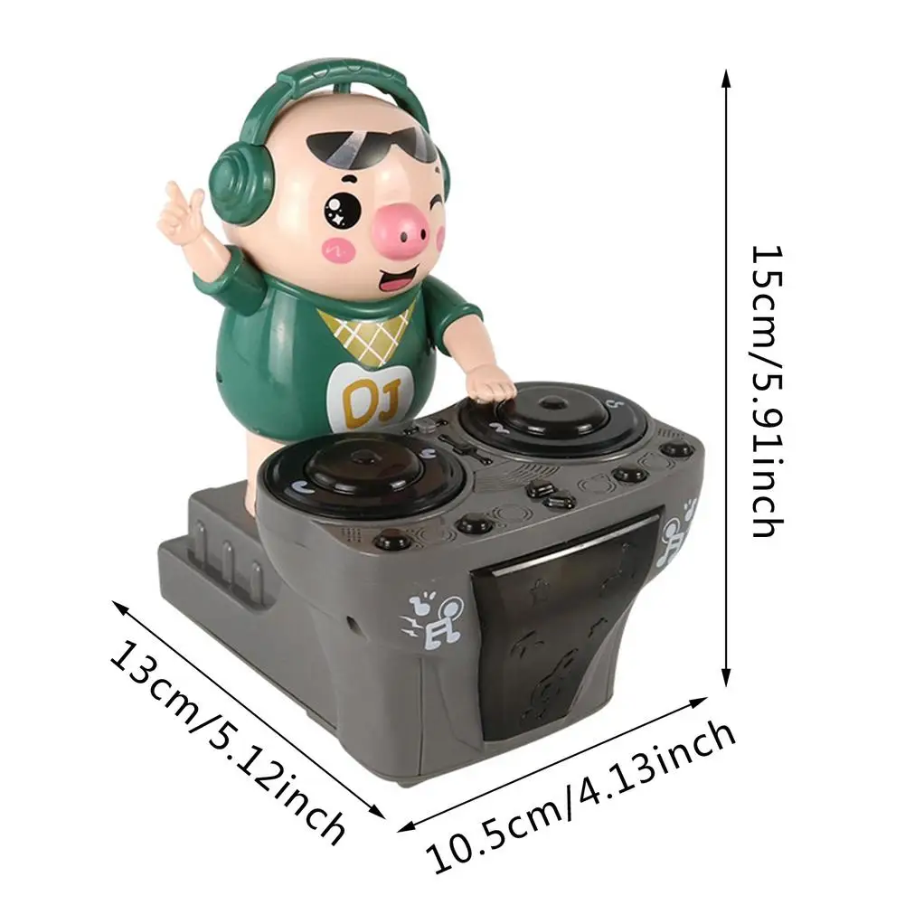 

Party DJ Pig Doll With Musical DJ Station Electric Toys For Kids New Gift Dancing Electric Musical Toy Decoration For Home