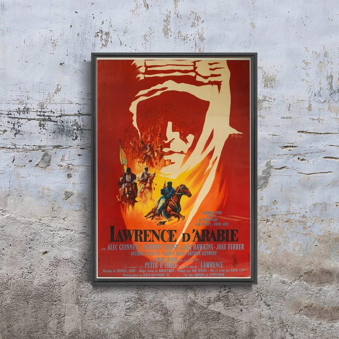

Лоуренс Аравии, классический кинопостер, художественная Обложка, домашнее настенное украшение, Картина на холсте, печать на холсте (без рам...