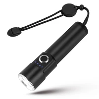 multifunctional usb rechargeable flashlight 5 modes handeld torch with free shipping