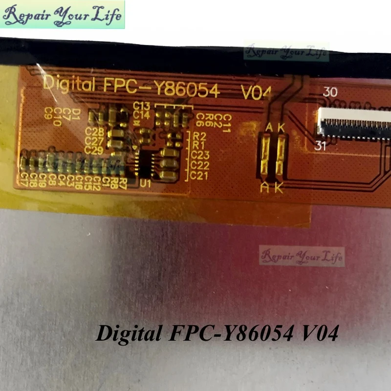 FY08021DI27E046-2-FPC-B FPC-Y86054 IPS ЖК-экран матрица для Dexp Ursus N280 S180i внутренний дисплей