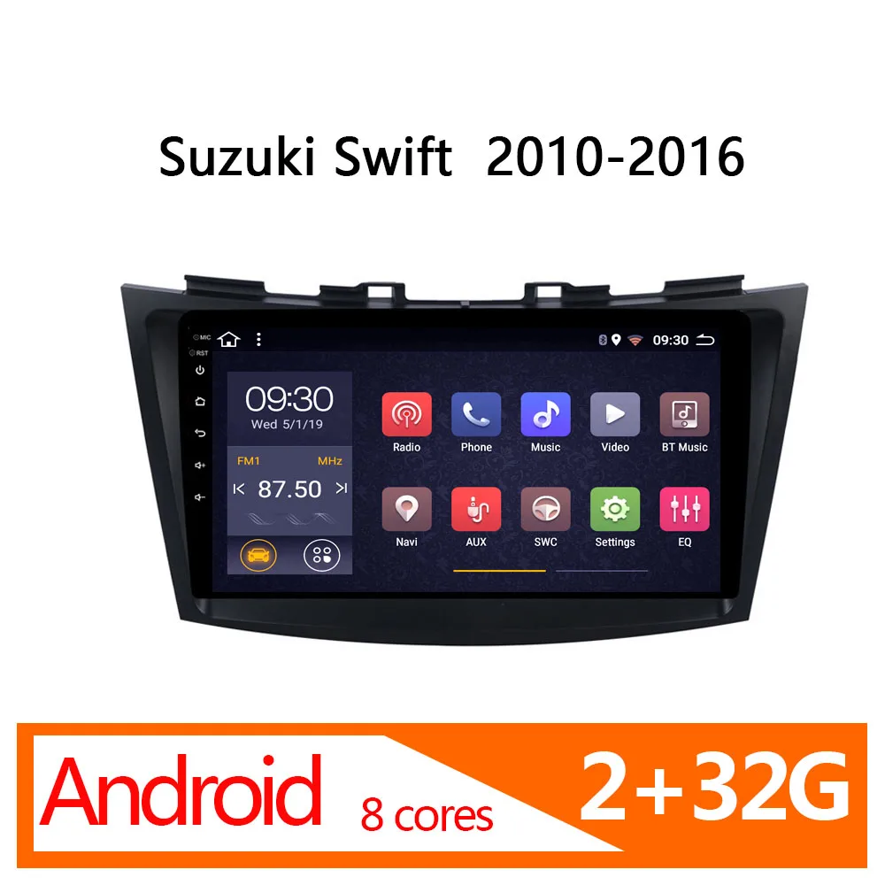 Авторадио android 2G 32G 8 core для Suzuki S CROSS 2014 2015 2016 2017 dvd automotivo 2 din автомобильное радио coche