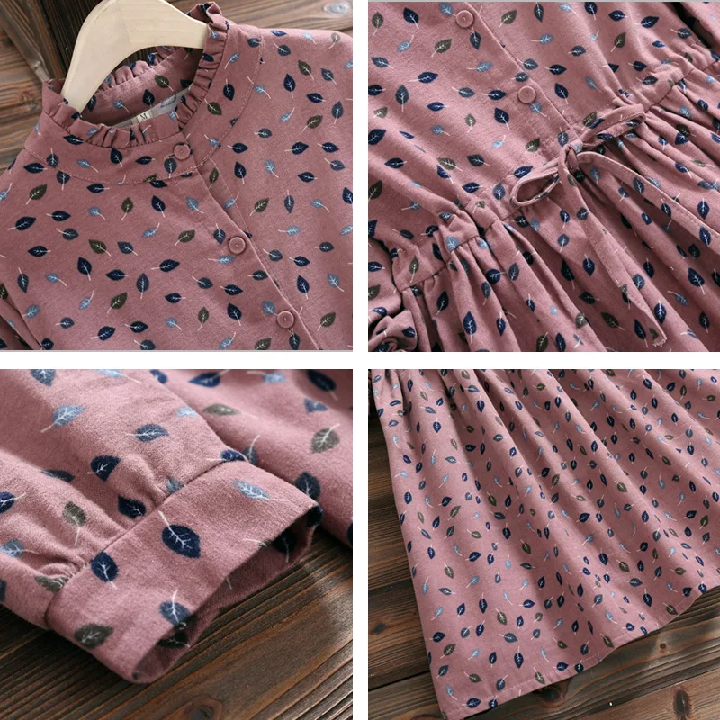 Женское Повседневное платье рубашка Trytree Осеннее ТРАПЕЦИЕВИДНОЕ ПЛАТЬЕ с