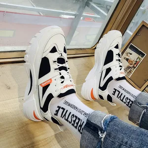 Мужские кроссовки из сетчатого дышащего материала, черные или белые кроссовки для прогулок, Повседневная зимняя обувь, 2019