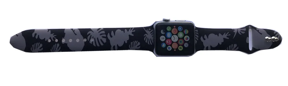 Силиконовый спортивный ремешок YUKIRIN с Микки-Маусом для Apple Watch, серия 4, 3, 2, 1, ремешок для iWatch, для девочек 38, 42 мм, 40, 44 мм