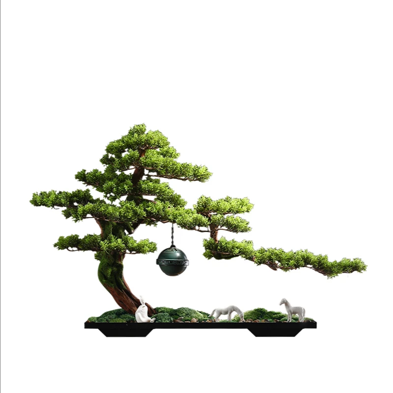 

Креативный новый Китайский коридор LL, офис, гостиная, бонсай, гостиничный мягкий наряд, украшения