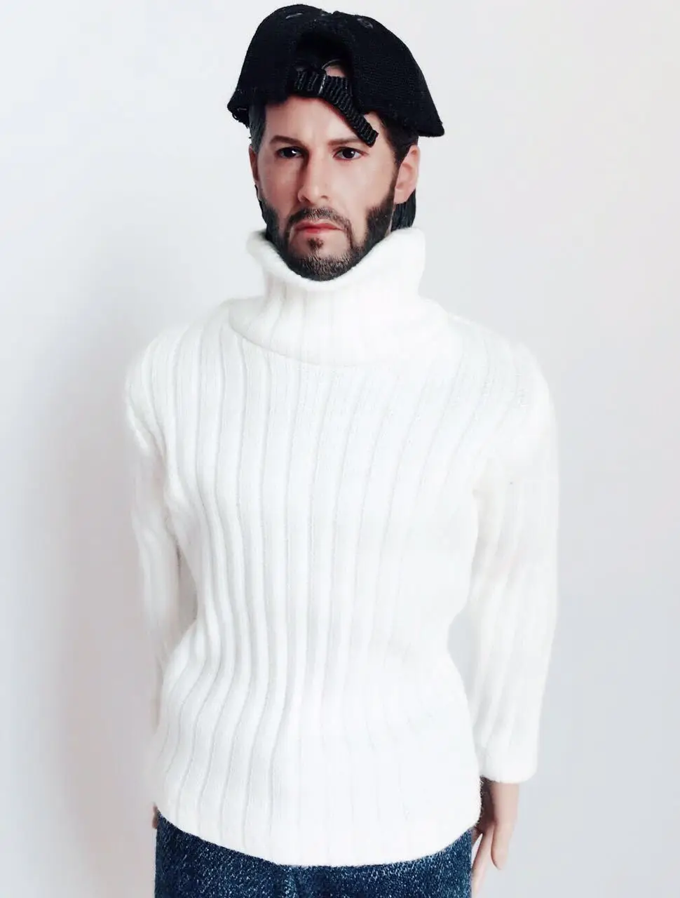 Мужской свитер с высоким воротником трикотажная одежда пальто аксессуар