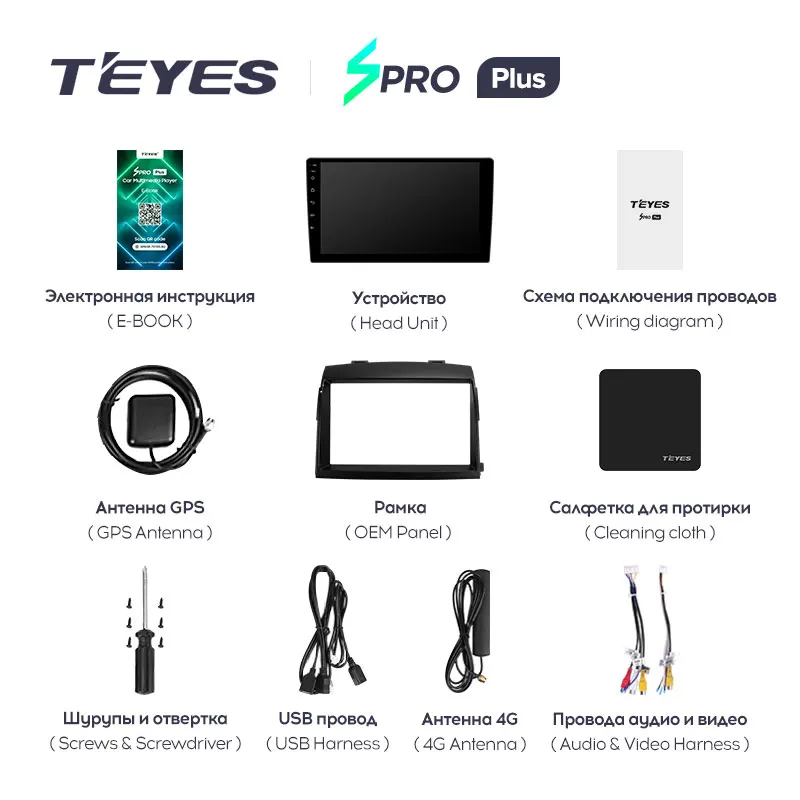 TEYES SPRO Plus Штатная магнитола For Тойота Сиенна 2 XL20 Toyota Sienna II 2003 - 2010 Android 10 до 8-ЯДЕР 6 +