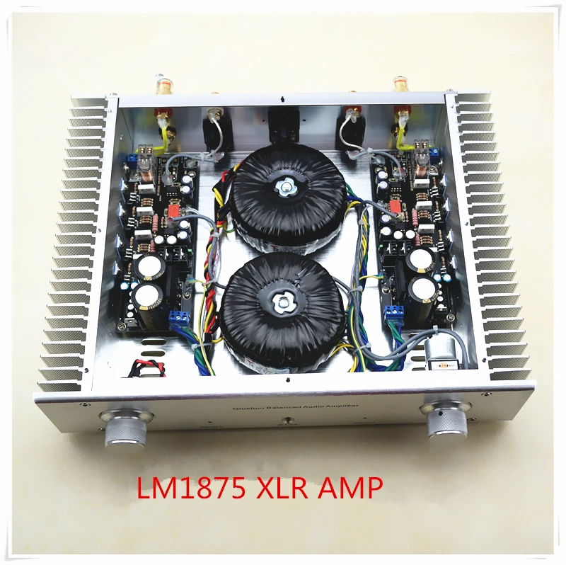 Готовый LM3886 полностью сбалансированный усилитель стерео HiFi 120 Вт+ 120 Вт LM1875 TDA7293 XLR усилитель аудио