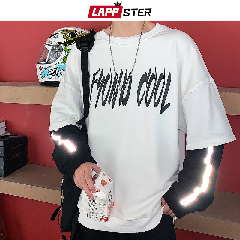 Мужская толстовка с капюшоном LAPPSTER черная Светоотражающая Толстовка в стиле