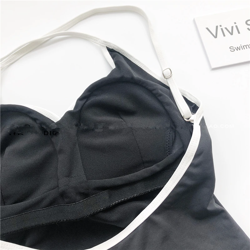 2020 однотонные шорты одежда для плавания Цельный купальник женский с открытой