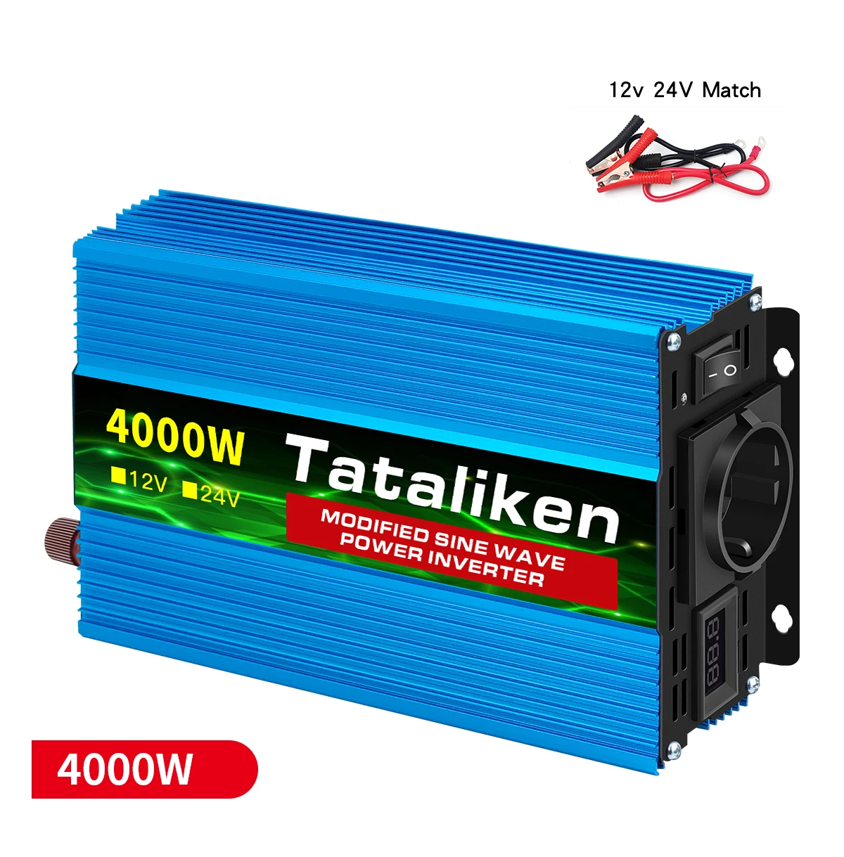 1500W/2000W/2600W DC 12V to AC 220V Portable Car Power Inverter Charger Converter Adapter Universal EU Socket Auto accessories - купить по