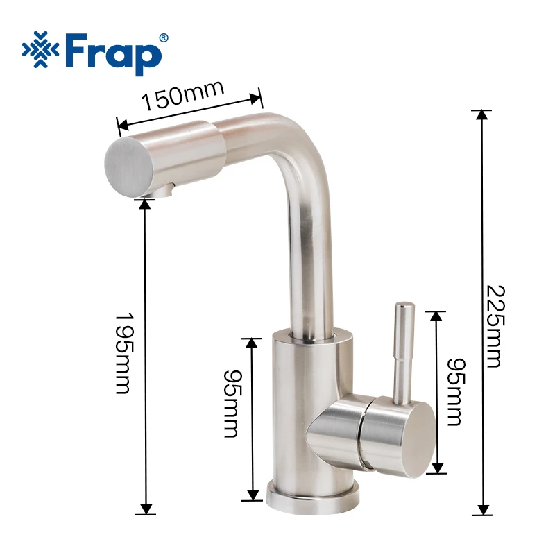 GAPPO новинка 304 нержавеющая сталь матовый смеситель для ванны кран раковины