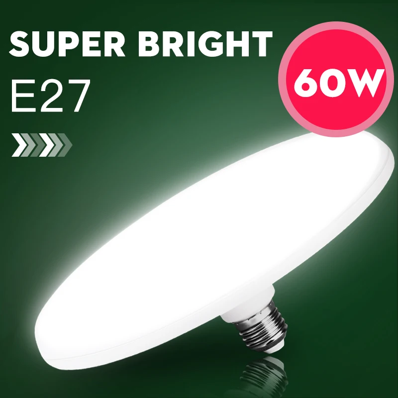

E27 LED Bulb Light 220V 15W 20W 40W 50W 60W Lampada Ampoule Bombilla Super Bright Table Lamp For Kitchen Home Indoor LightinG